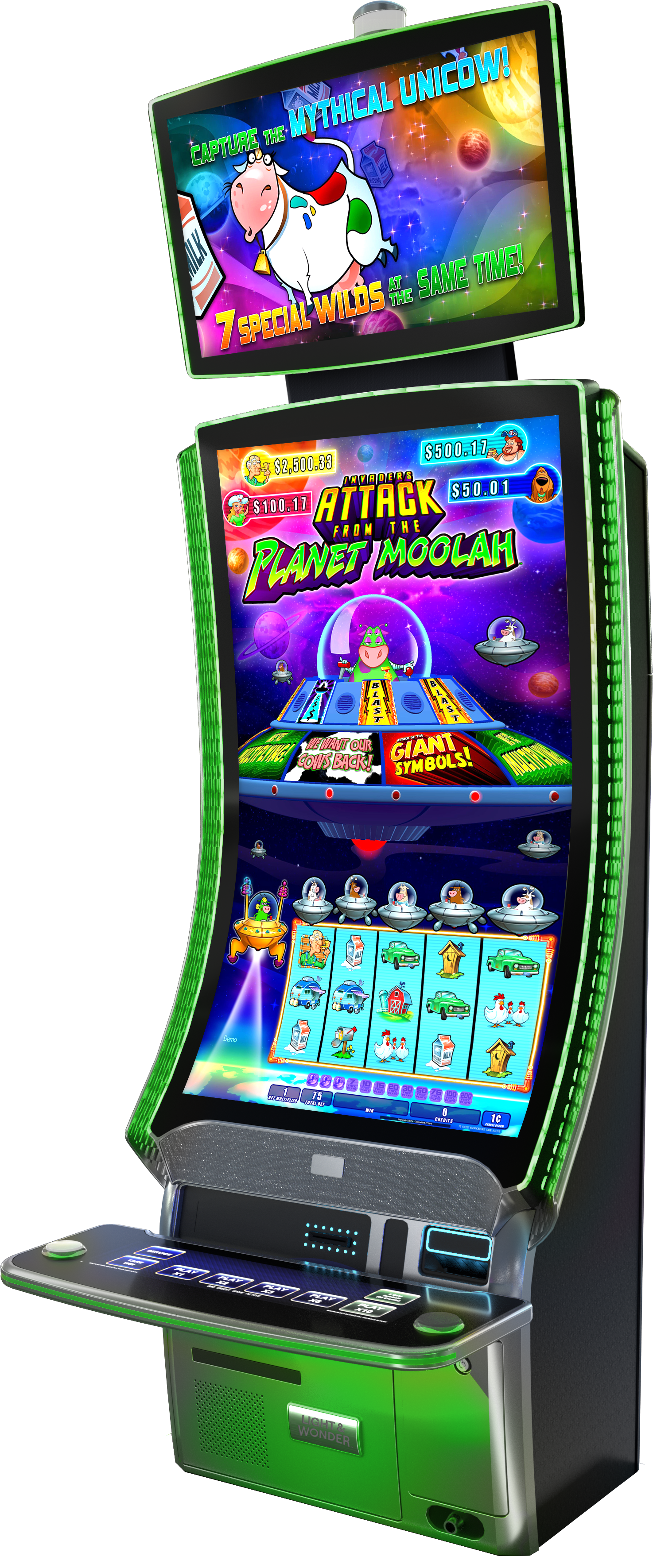 Invaders Attack from the Planet Moolah Cabinet